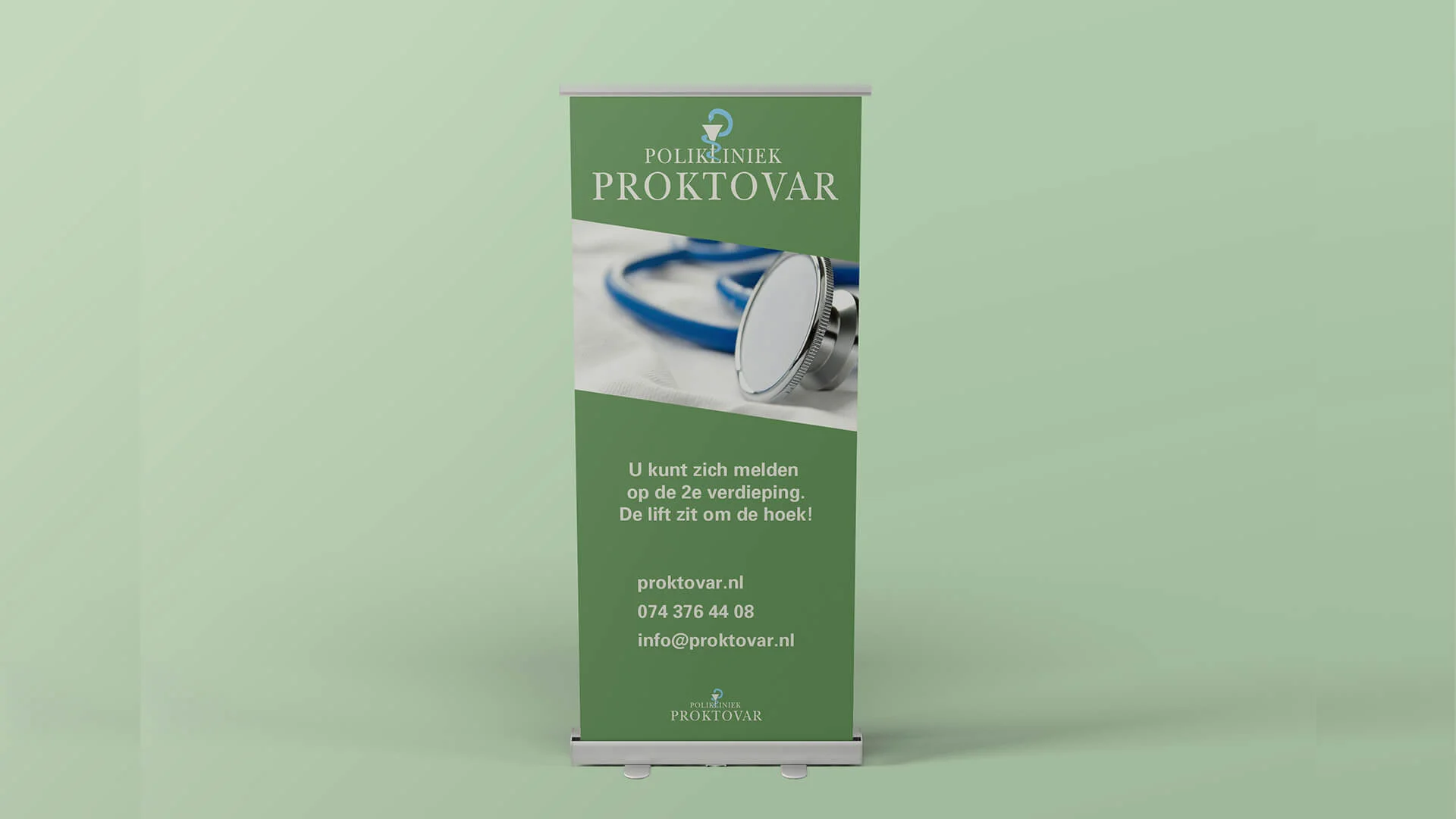 Proktovar - roll up banner